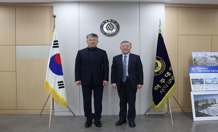 백성기 전 포항공과대학교 총장 방문